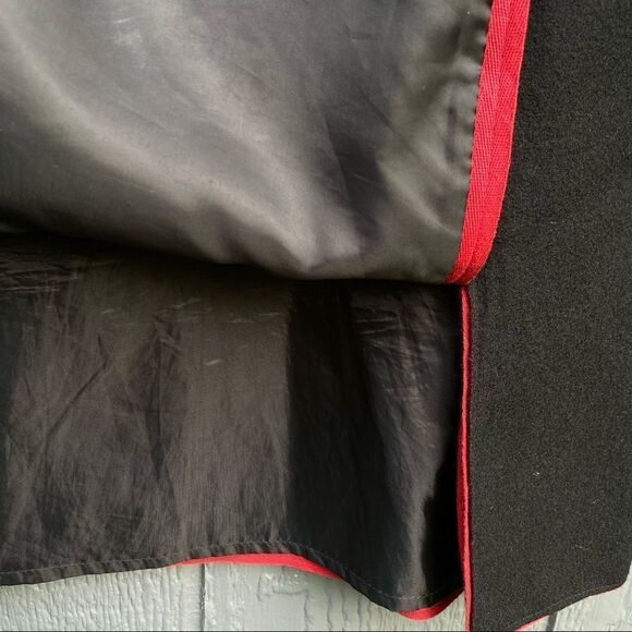 Willi Smith Wool Skirt Black Made in Italy 8 - Picture 5 of 6